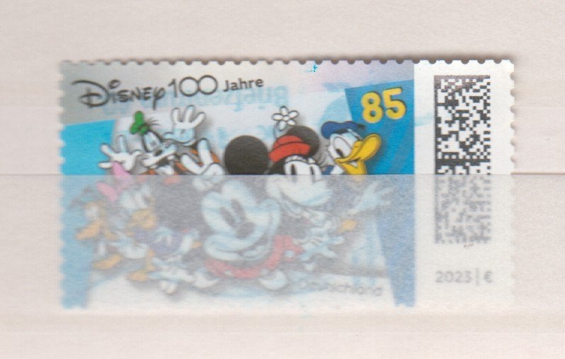 U089x Duitsland gestempeld 2023 100 jaar Disney, Ophalen of Verzenden, 1990 tot heden, Gestempeld
