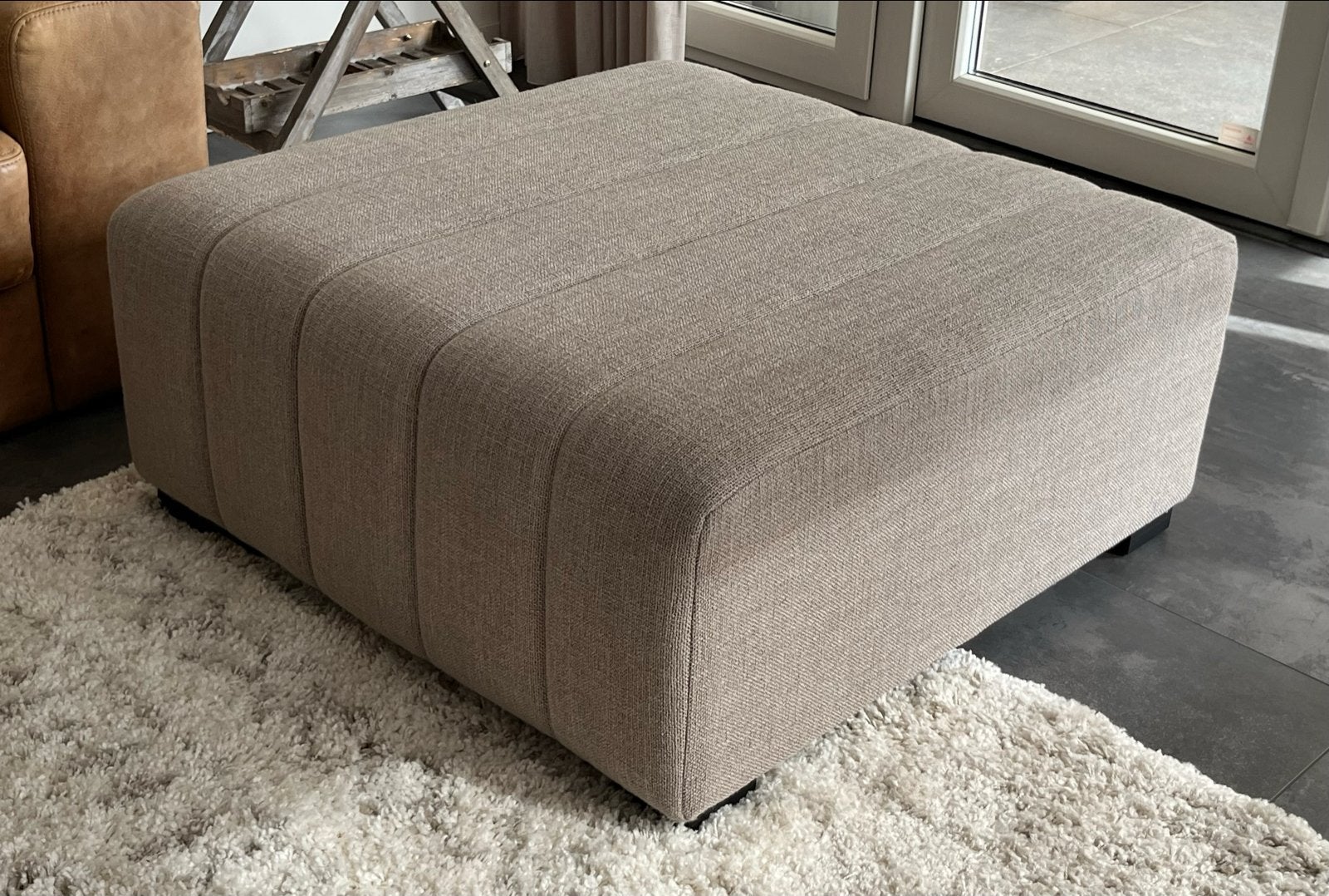 Hofstede Raanhuis Basso hocker - volledig nieuw, Ophalen, Vierkant, Minder dan 50 cm, Zo goed als nieuw