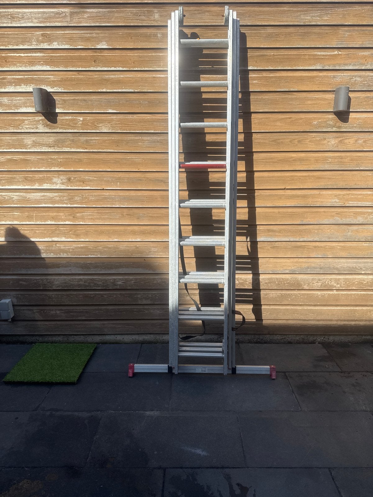 Altrex All Round AR 3060 - Uitschuifbare Ladder (2.4m - 5.9m, Doe-het-zelf en Verbouw, Gebruikt, Ophalen of Verzenden, Ladder