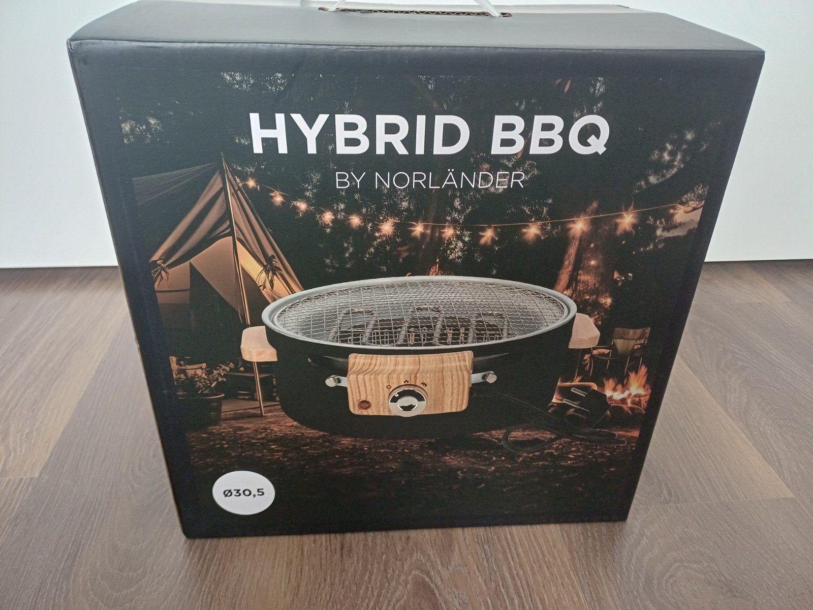Norländer Hybrid BBQ - Elektrisch & Houtskool, Ophalen of Verzenden, Nieuw, Norländer