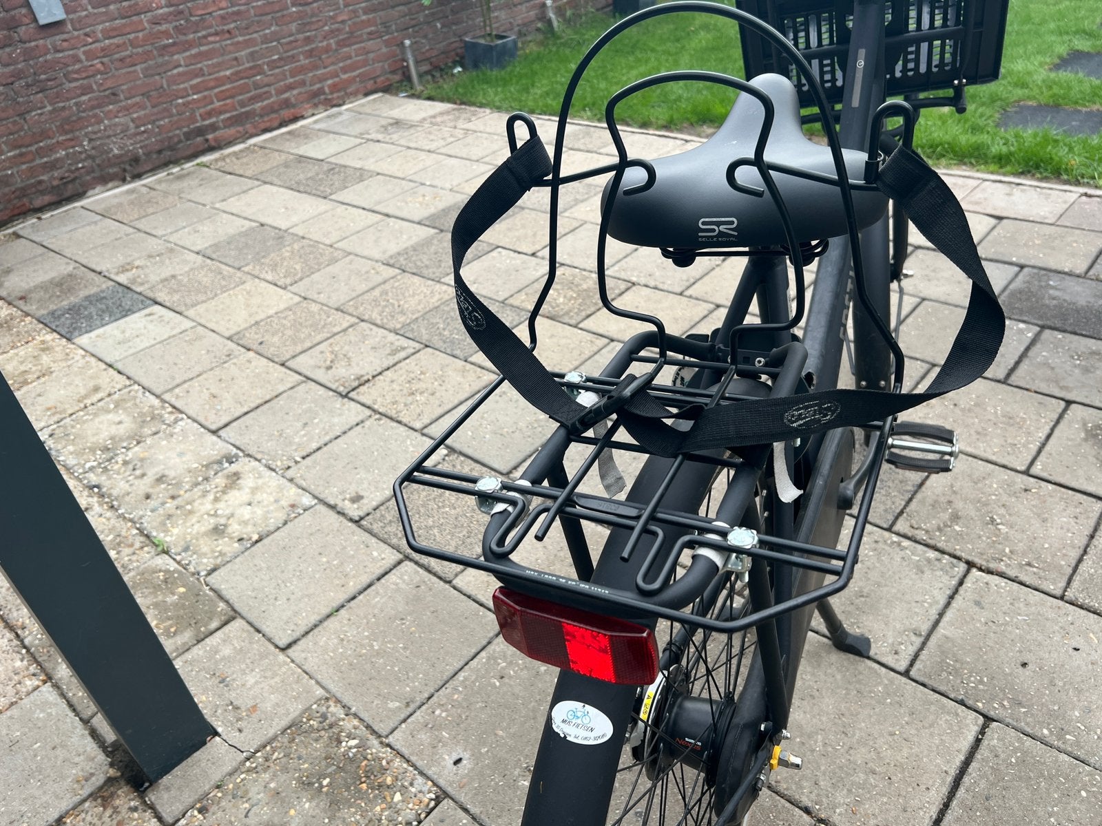 Steco Rugtasrek voor fiets, Ophalen, Zo goed als nieuw