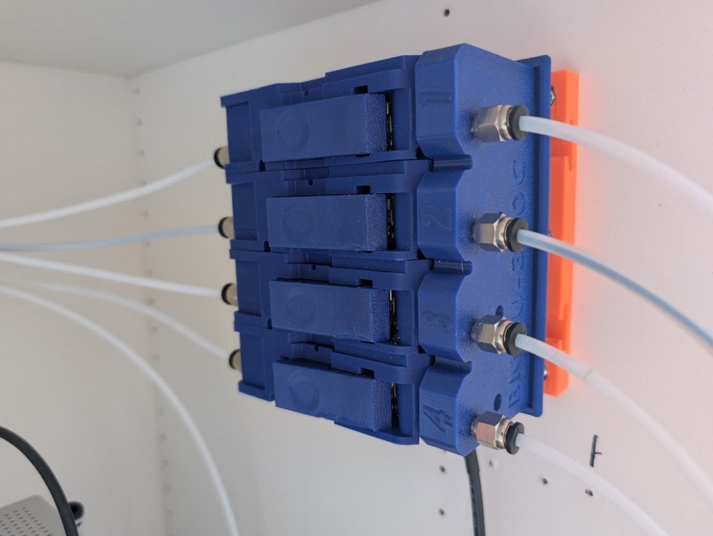 BMCU Multi fillament systeem voor Bambulab A1, A1-Mini, P1S, Computers en Software, 3D Printers, Ophalen, Gebruikt, Zelfbouw, 3 of meer