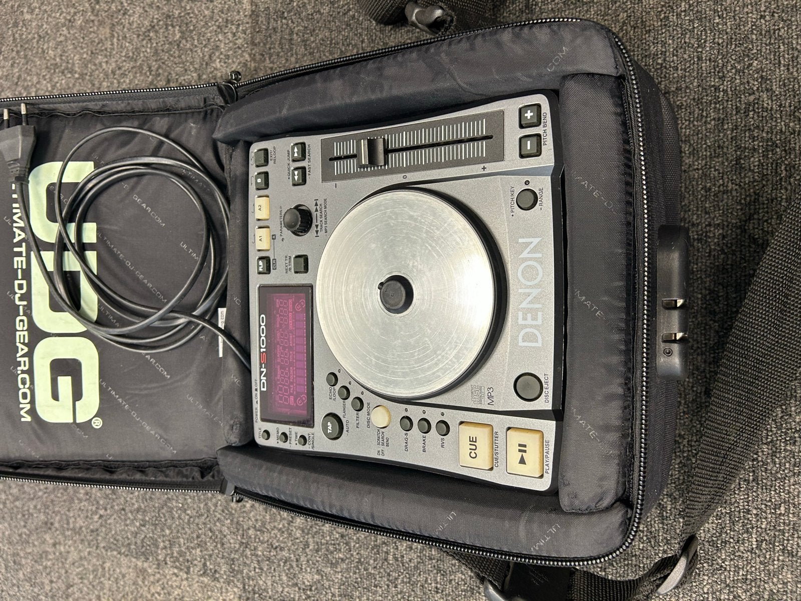 Denon DN-S1000 DJ CD-speler in UDG tas, Ophalen, Gebruikt, Dj-set, Denon