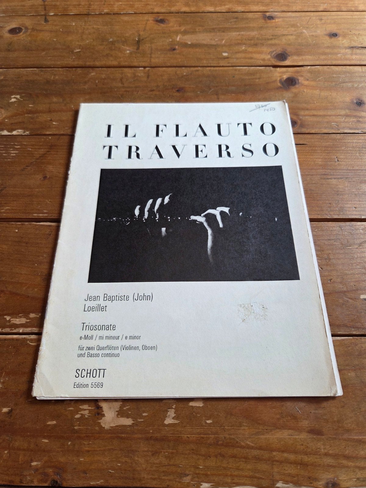 IL FLAUTO TRAVERSO Triosonate Viool Hobo, Muziek en Instrumenten, Bladmuziek, Verzenden
