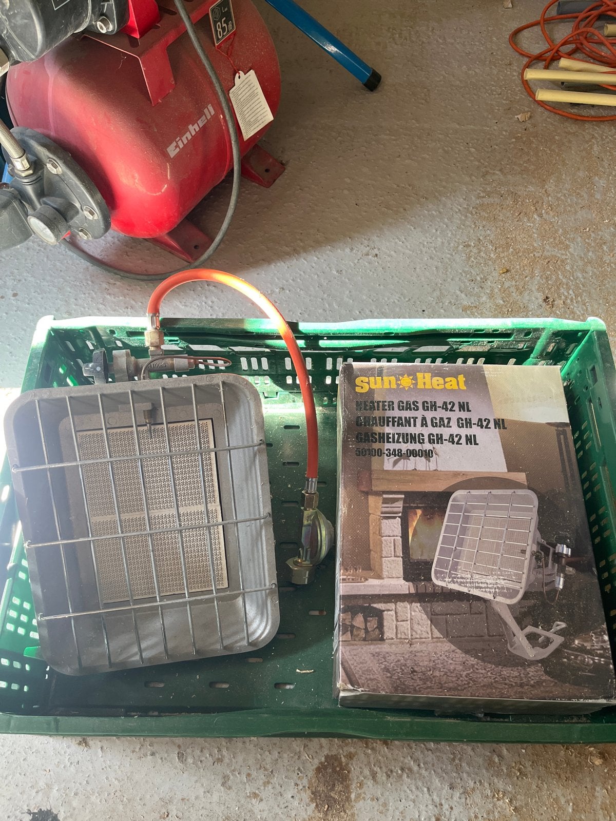 2x Sun Heat Heater Gas GH-42 NL Gaskachel, Ophalen, Gebruikt, Gas, Vrijstaand