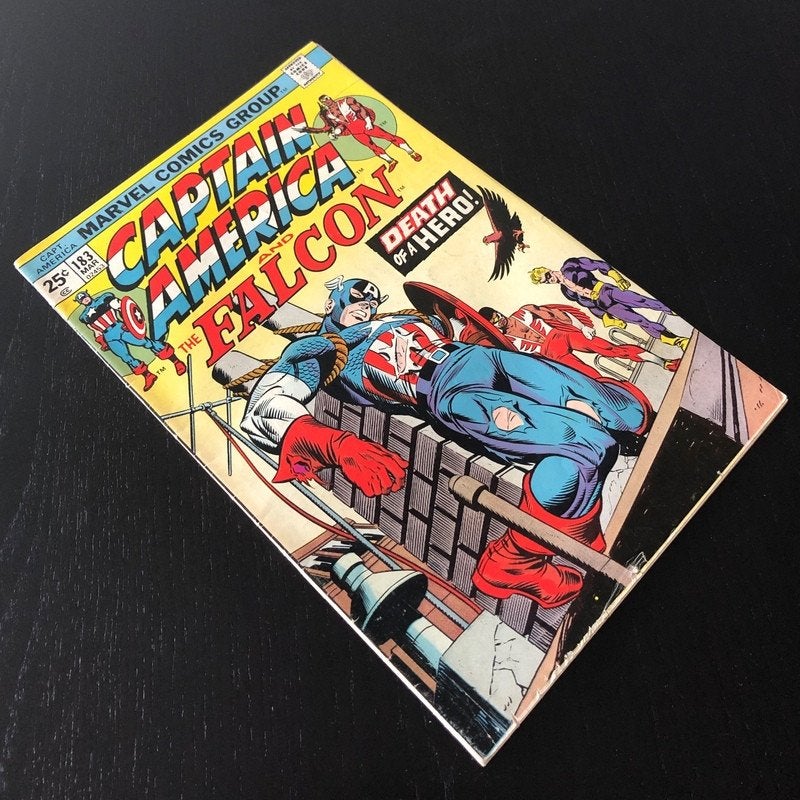Captain America Vol.1 #183 (1975) FN- (5.5), Amerika, Marvel Comics, Ophalen of Verzenden, Gelezen