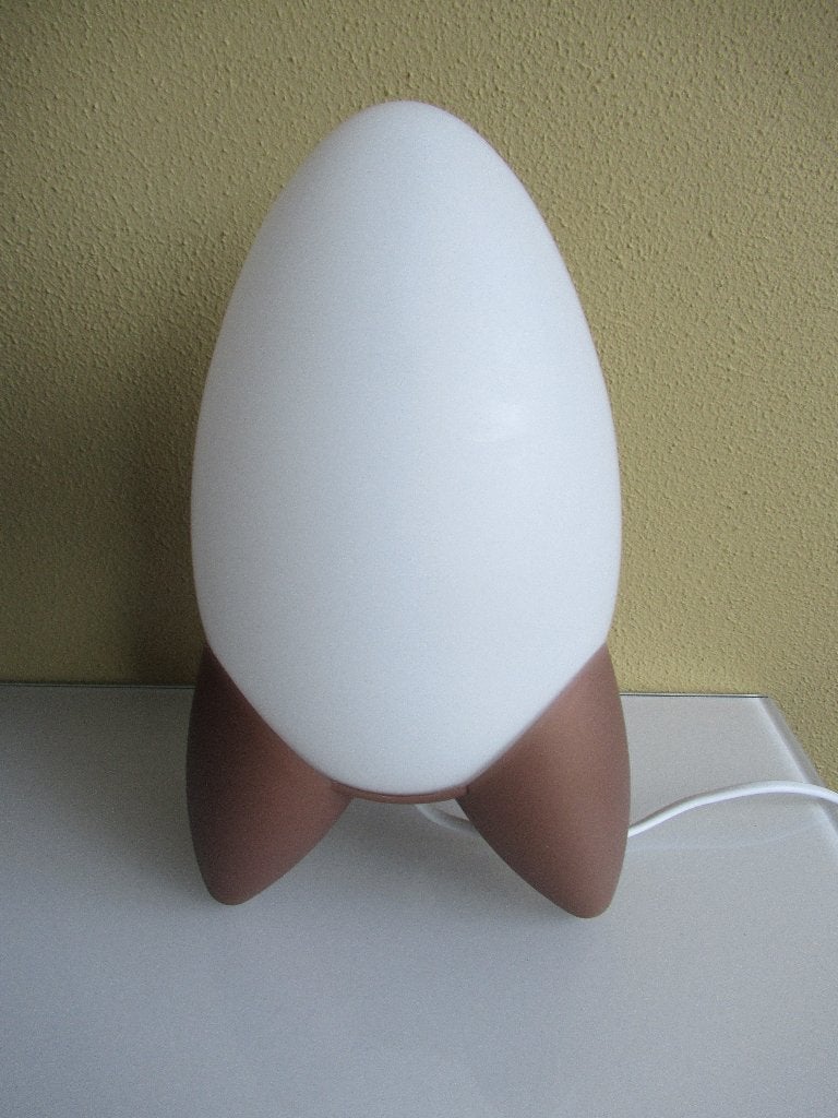 Retro / vintage Jumbolight Ei / raketlamp jaren 80/90, Overige merken, Kunststof, E14 (klein), NVT