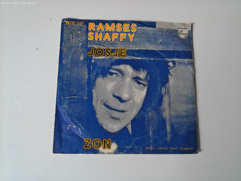 Ramses Shaffy - Josje / Zon, Cd's en Dvd's, Vinyl Singles, Gebruikt, Fotohoes, 7 inch, Ophalen of Verzenden