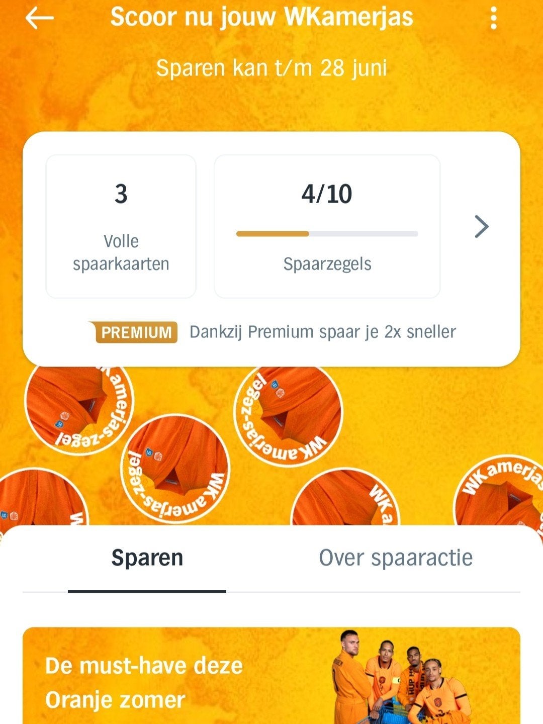 WKamerjas spaarzegels (4/10) en 3 volle spaarkaarten, Ophalen of Verzenden, Winkel, Super of Benzinepomp, Zegels, Bonnen of Punten