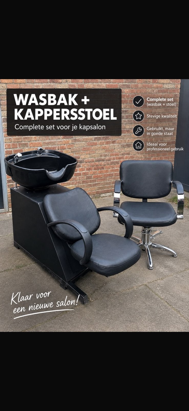 Kappers wastafel
