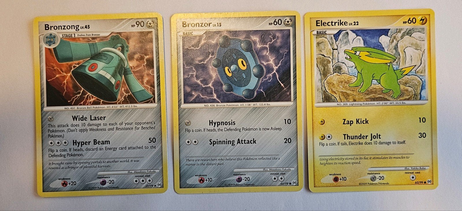 Pokémon Arceus #33, #54, #62, #66 & #68, Ophalen of Verzenden, Gebruikt, Meerdere kaarten