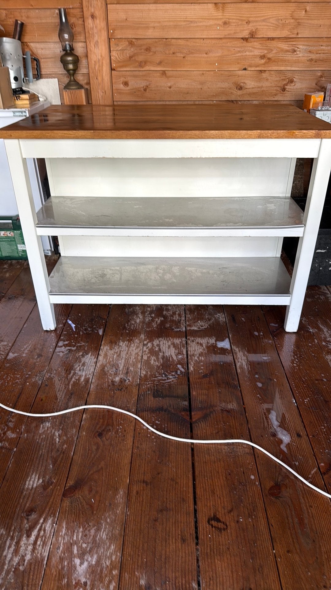 IKEA TORNVIKEN keuken eiland te koop., Ophalen, Gebruikt, 100 tot 150 cm, Wit