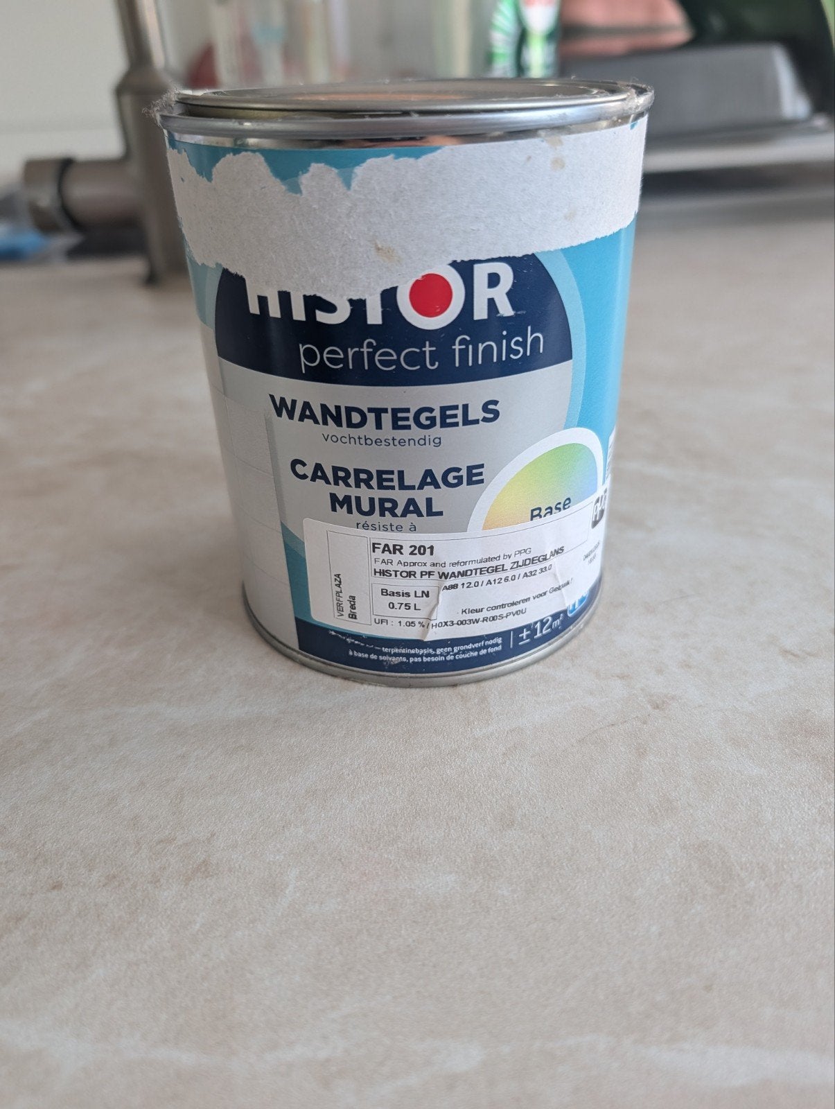 Histor Perfect Finish Wandtegelverf - Vochtbestendig, Ophalen, Overige kleuren, Nieuw, Verf