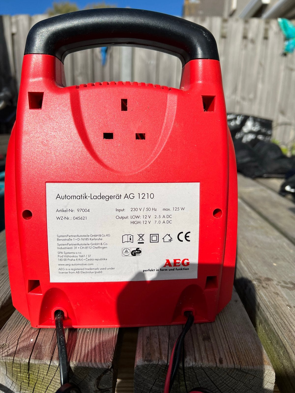 AEG Acculader AG 1210 - Nooit gebruikt, in doos, Gebruikt, Universele onderdelen