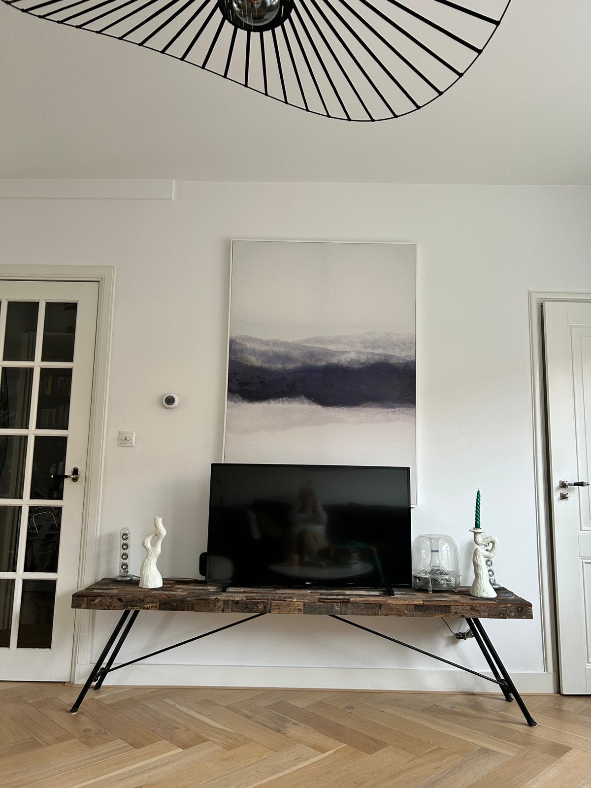 Lodsh houten bank (tv-meubel/dressoir) Indonesisch boothout), Ophalen, Indonesië, Gebruikt, 200 cm of meer
