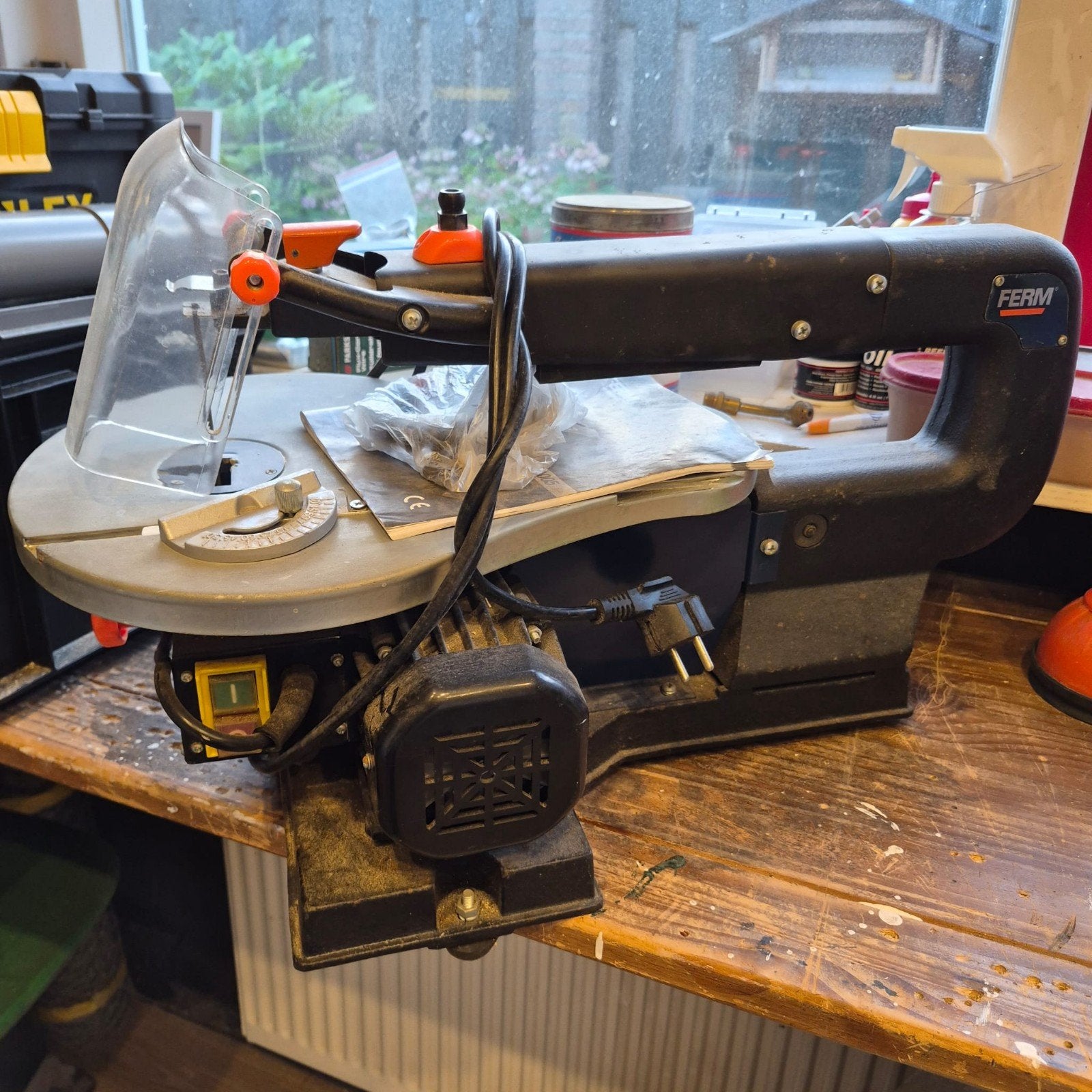 Ferm elektrische figuurzaag, Ophalen, Gebruikt, 30 tot 70 mm, Figuurzaag
