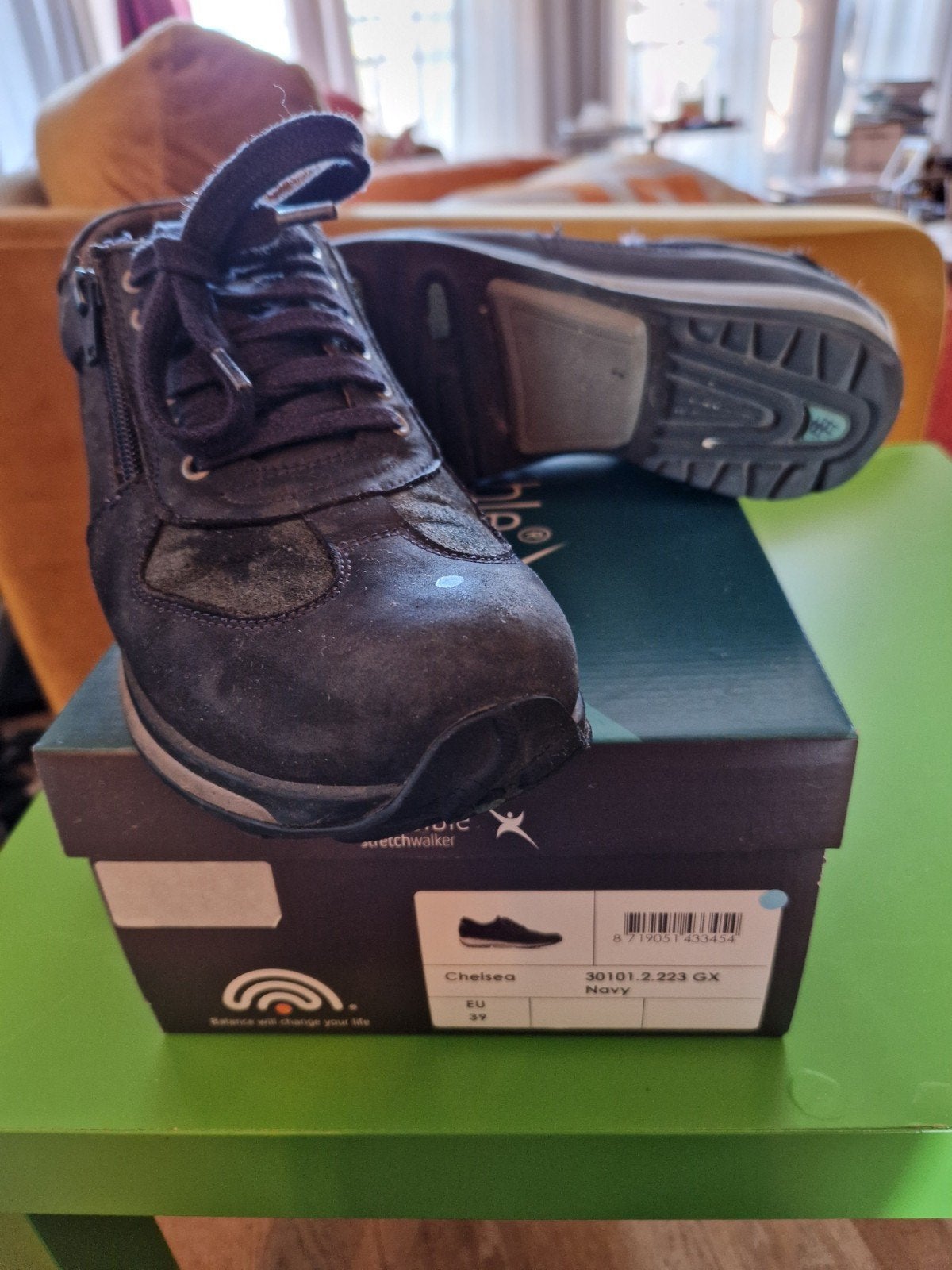 Xsensible Stretchwalker Chelsea Sneakers - Maat 39, Xsensible, Blauw, Ophalen of Verzenden, Sneakers of Gympen