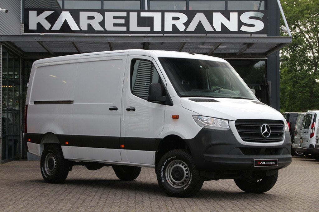 Mercedes-Benz Sprinter 319 3.0 CDI V6 | Aut. | 4x4 / ZG3 | L, Automaat, Stof, Gebruikt, Zwart