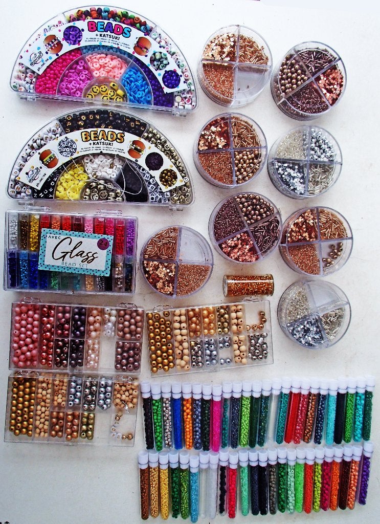 Kralen - assorti, Hobby en Vrije tijd, Kralen en Sieraden maken, Ophalen of Verzenden, Zo goed als nieuw, Kraal