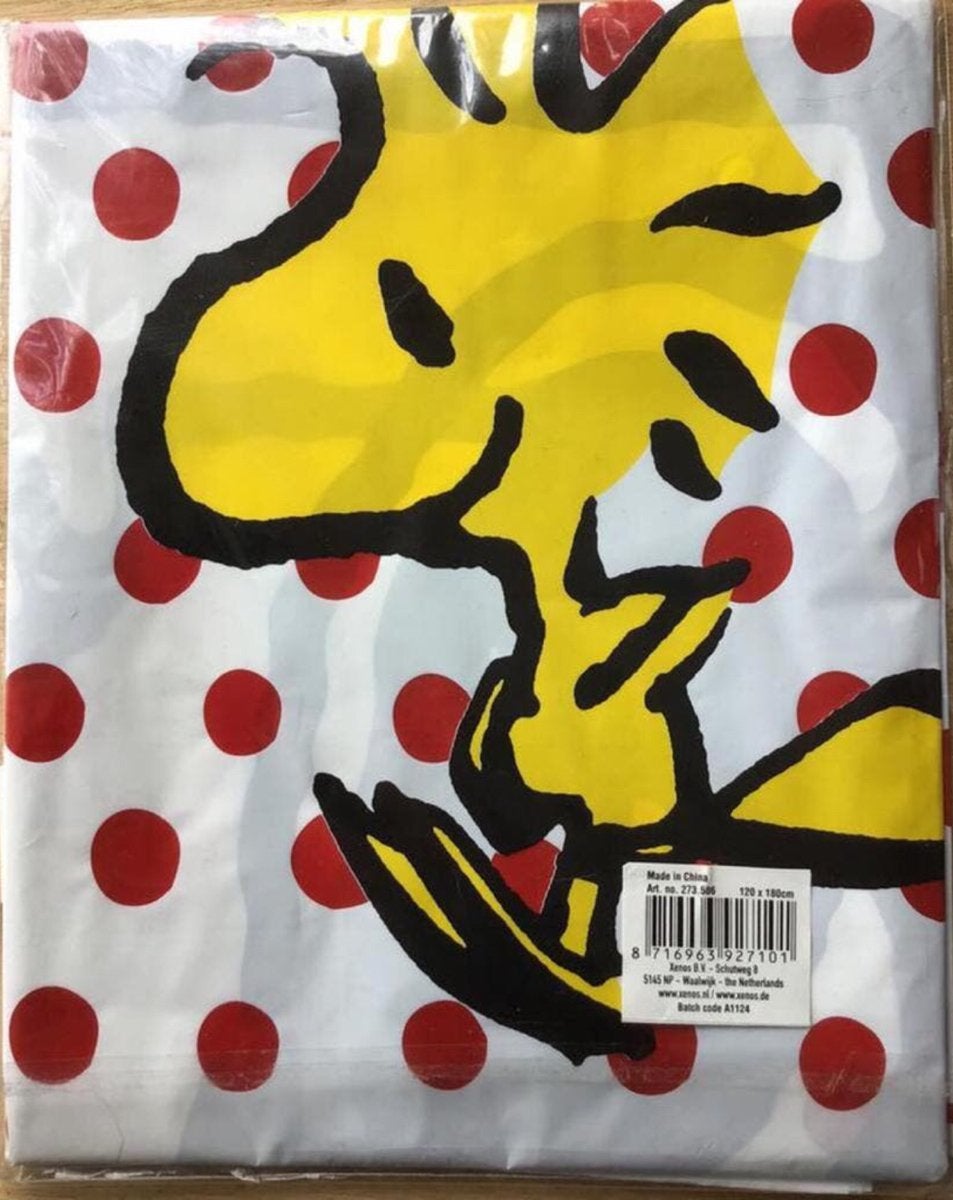Snoopy & Woodstock plastic tafelkleed - NIEUW, Ophalen of Verzenden, Snoopy, Nieuw, Gebruiksvoorwerp
