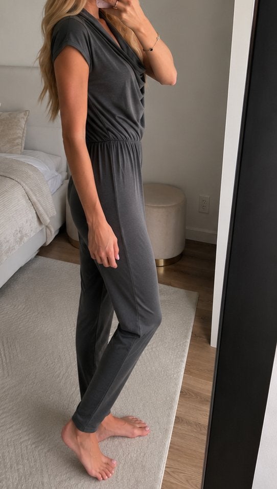 Stijlvolle Perla Nera Jumpsuit Maat M, Ophalen of Verzenden, Zo goed als nieuw, Maat 38/40 (M), Grijs