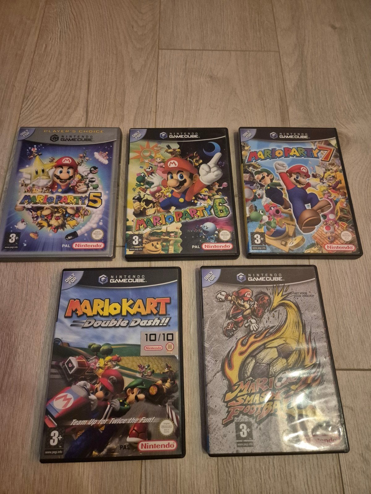 5x Nintendo GameCube Mario games, Spelcomputers en Games, Games | Nintendo GameCube, 3 spelers of meer, Ophalen of Verzenden, Zo goed als nieuw
