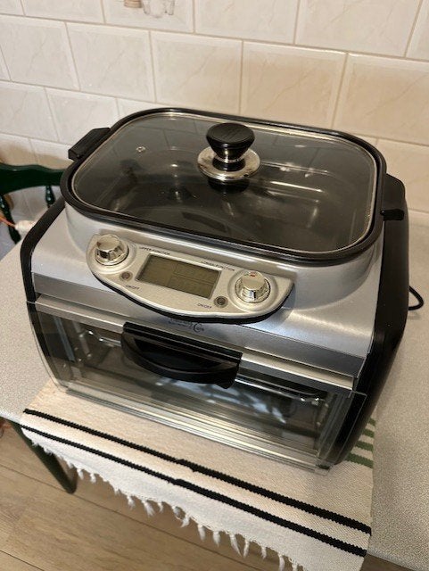 Handig bakoventje met braad en grillfunctie, Witgoed en Apparatuur, Ovens, Zo goed als nieuw, Vrijstaand, Oven met grill, Minder dan 45 cm