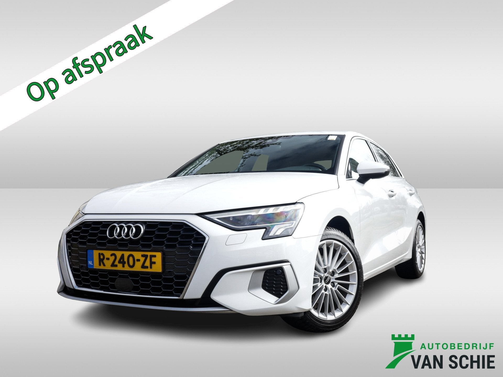 Audi A3 Sportback 30 TFSI Advanced edition 1e-Eig. & Dealer-, Auto's, Audi, 12 maanden, Stof, Gebruikt, Wit