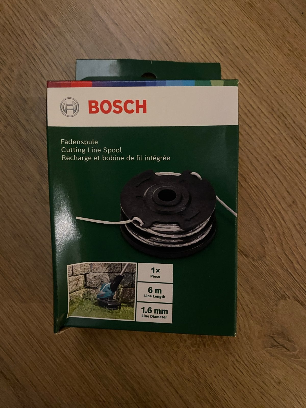 Bosch F016800351 Draadspoel voor Grastrimmer - 6m, 1.6mm, Ophalen of Verzenden, Nieuw