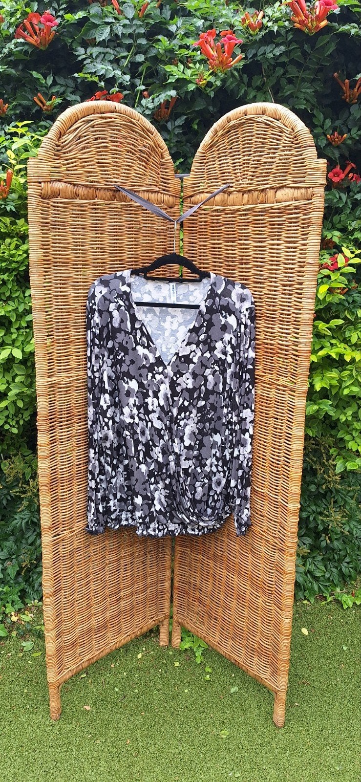 Zwartwit shirt (XXL), Meerkleurig, Gedragen, Maxi blue, Shirt of Top