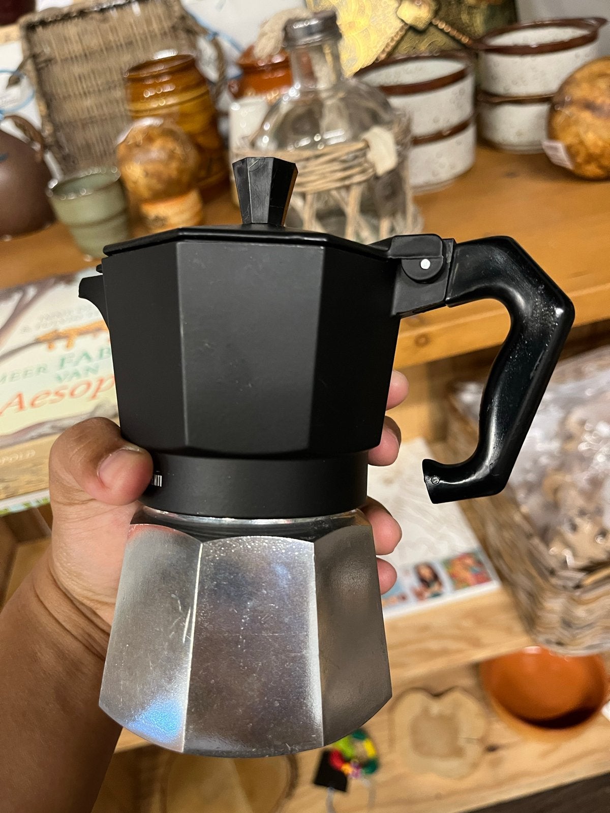Moka Express Color Express - Nieuwstaat percolator, Witgoed en Apparatuur, Koffiezetapparaten, Overige modellen, Gemalen koffie