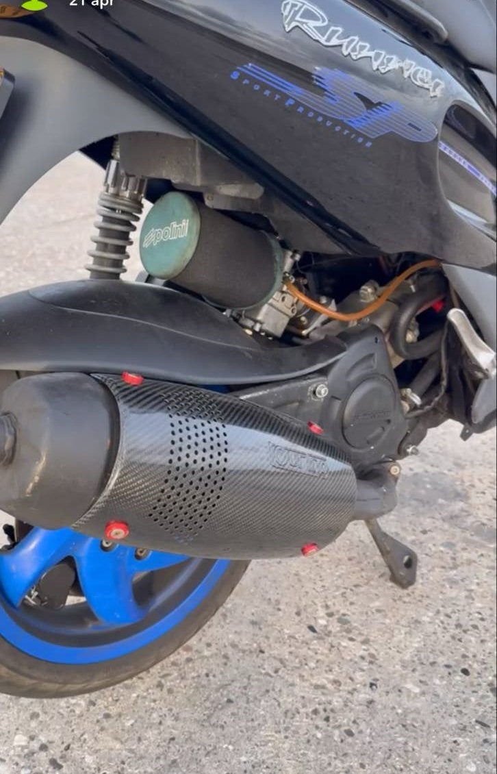Leovinci Touring Uitlaat 125/180 Carbon Hitte Schild, Ophalen of Verzenden, Zo goed als nieuw, Uitlaat, Overige merken