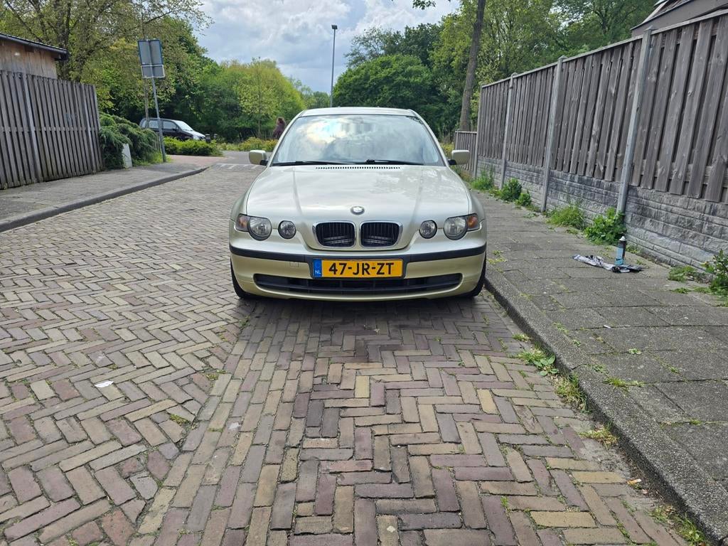 BMW 3-Serie 1.8 TI 316 Compact AUT 2002 Groen, Auto's, BMW, Achterwielaandrijving, 1295 kg, 4 cilinders, 1796 cc