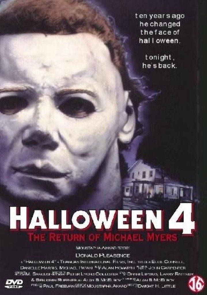 DVD Halloween 4, The Return Of Michael Myers, Vanaf 16 jaar, Ophalen of Verzenden, Zo goed als nieuw, Vampiers of Zombies
