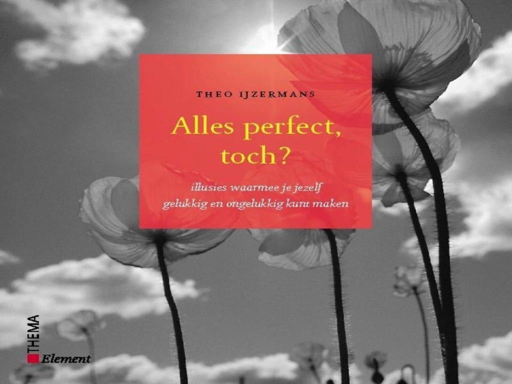 Theo IJzerman Alles perfect toch?, Ophalen of Verzenden, Nieuw, Spiritualiteit algemeen, Achtergrond en Informatie
