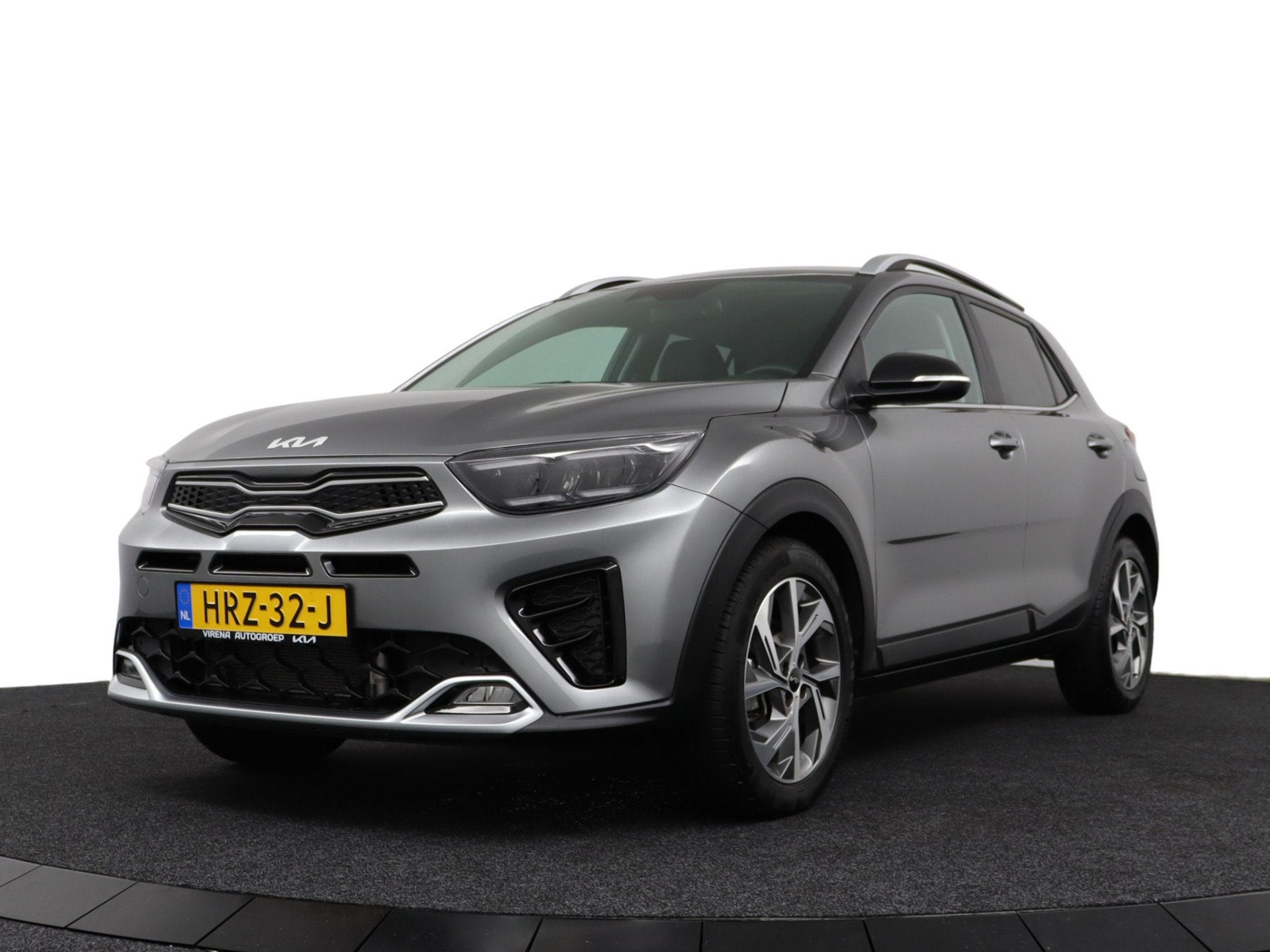 Kia Stonic Automaat - 1.0 T-GDi MHEV GT-Line Stoel/stuurwiel, Auto's, Leder en Stof, Automatische klimaatregeling, Origineel Nederlands