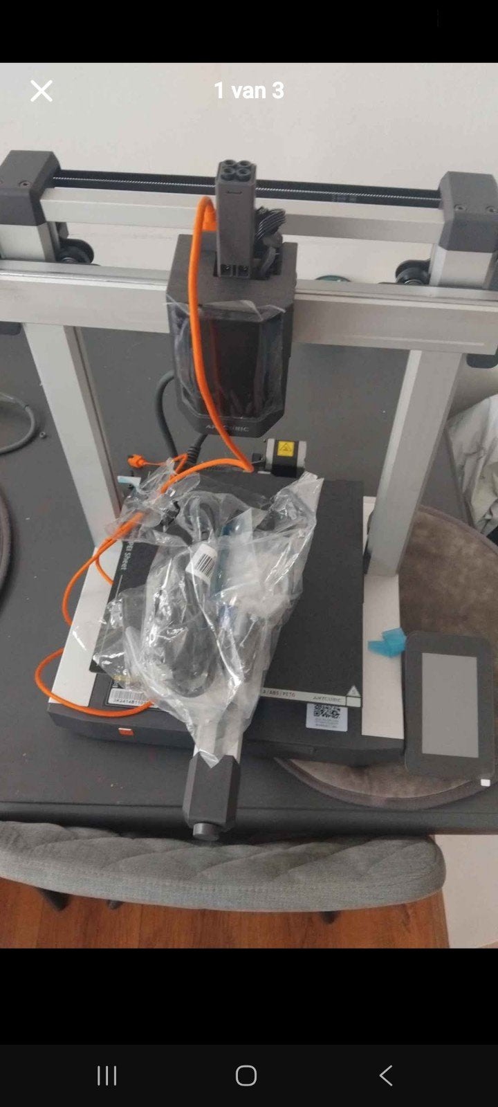 Anycubic Kobra 3D printer - Zo goed als nieuw, Computers en Software, 3D Printers, Ophalen of Verzenden, Nieuw, Anycubic