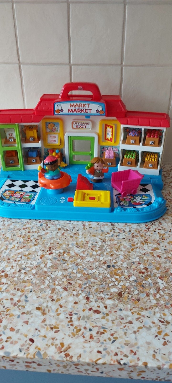 Fisher-Price Little People Markt Speelset, Ophalen of Verzenden, Gebruikt, Jongen of Meisje