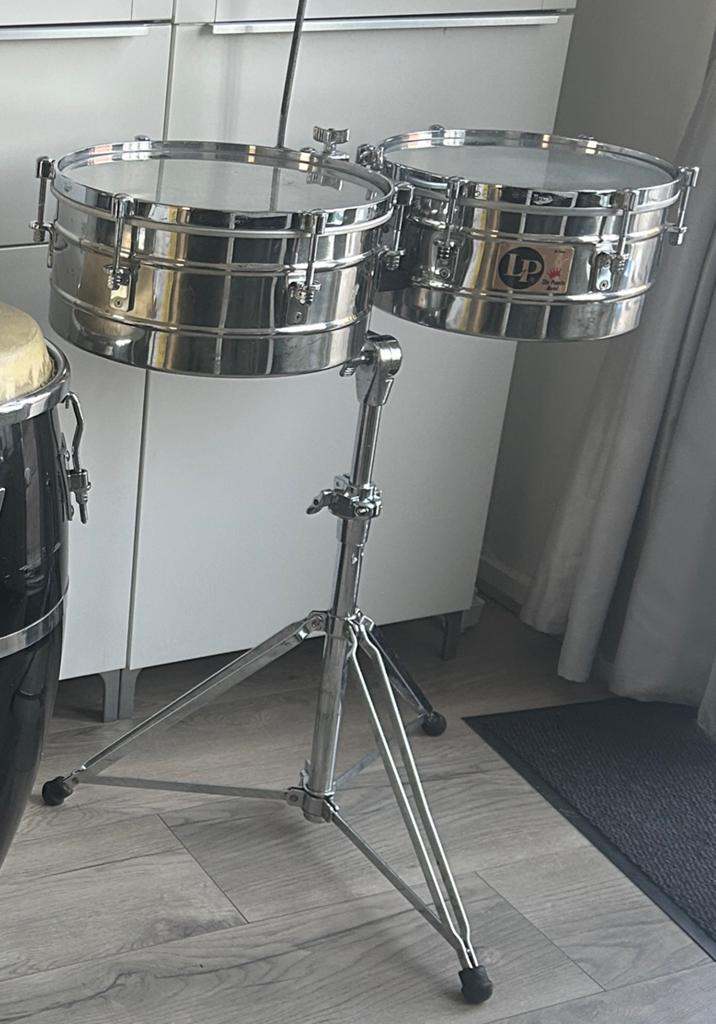 Latin Percussion Tito Puente signature 13/14 timbales, Ophalen, Zo goed als nieuw, Melodische percussie