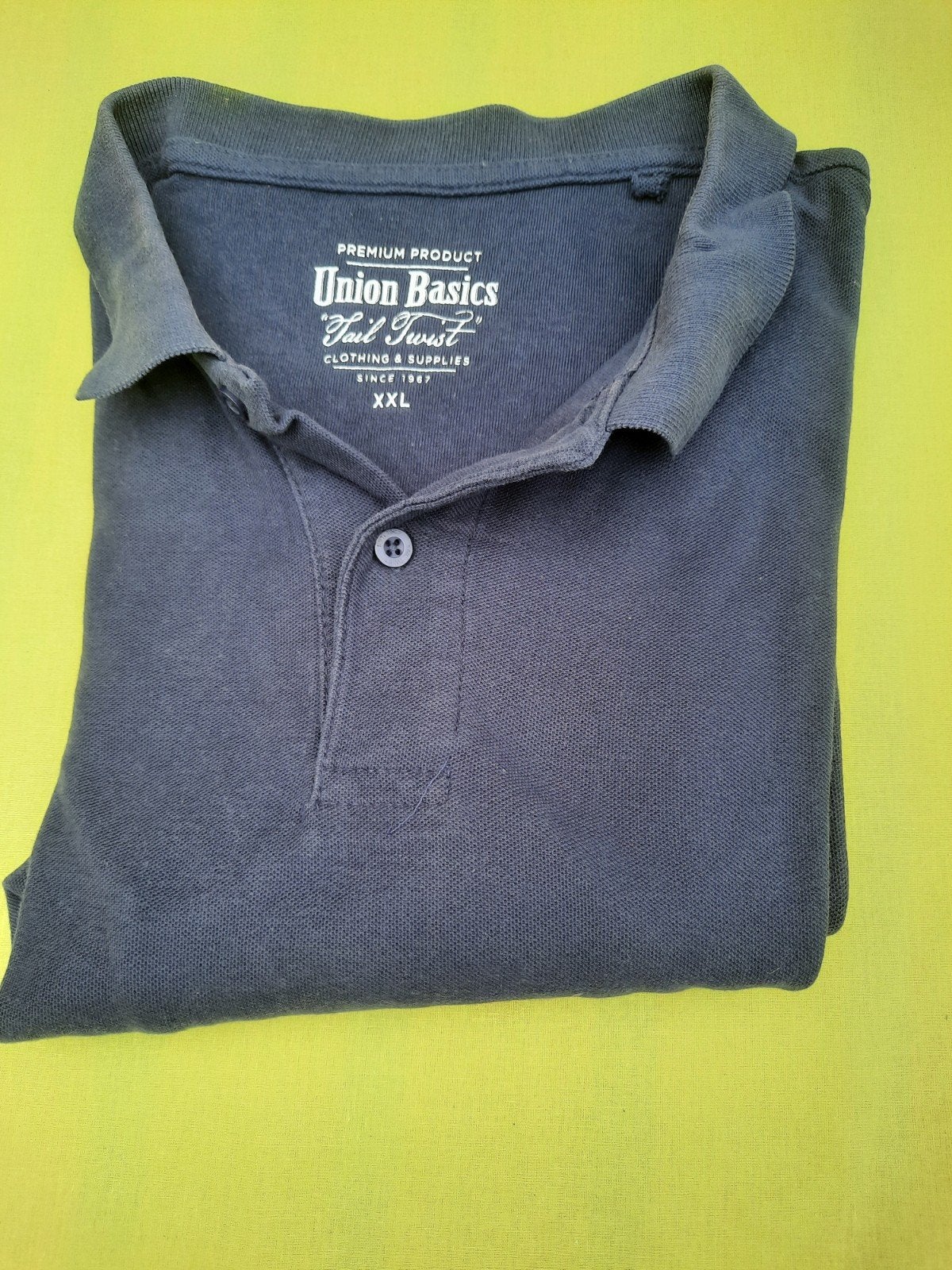 Union Basics Tail Twist Polo Shirt XXL, Kleding | Heren, Union Basics, Blauw, Overige maten, Ophalen of Verzenden