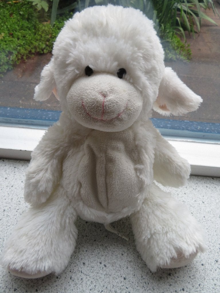 Schaap Hema wit velours meet ca 35 cm totaal, Overige typen, Wasbaar, Ophalen of Verzenden, Zo goed als nieuw