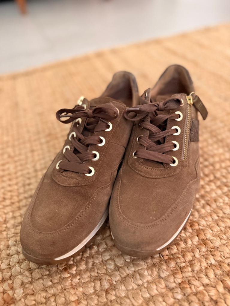 Gabor comfort dames sneakers. rits Mt 7,5  40,5 / 41 Bruin, Bruin, Gabor, Ophalen of Verzenden, Sneakers of Gympen