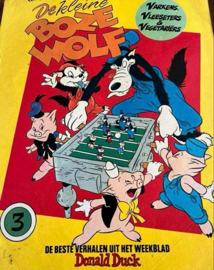 Walt Disney De Kleine Boze Wolf - Donald Duck Deel 3, Boeken, Stripboeken, Eén stripboek, Ophalen of Verzenden, Gelezen