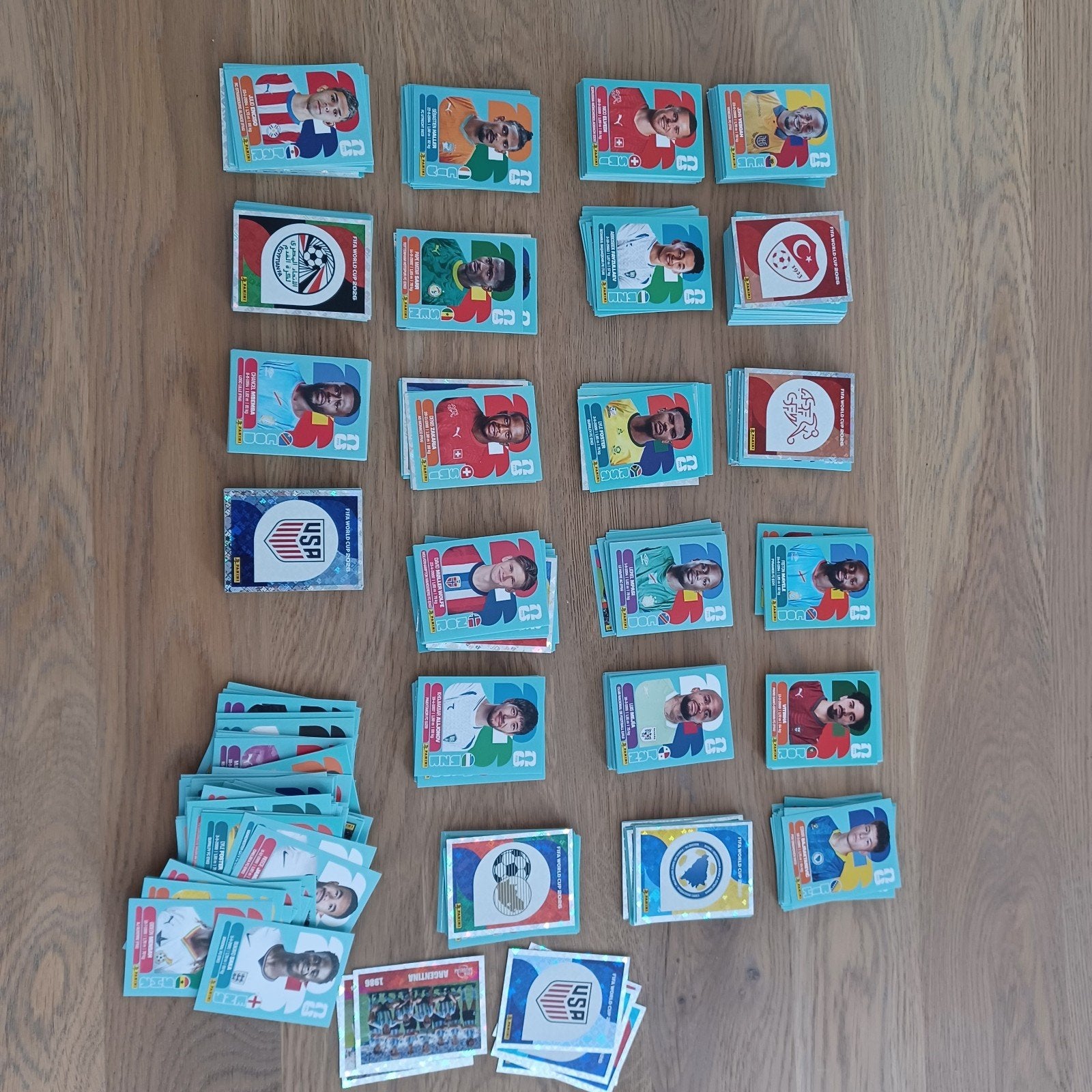1000 stickers Panini WK 2026, Verzamelen, Ophalen of Verzenden, Zo goed als nieuw, Buitenlandse clubs, Poster, Plaatje of Sticker