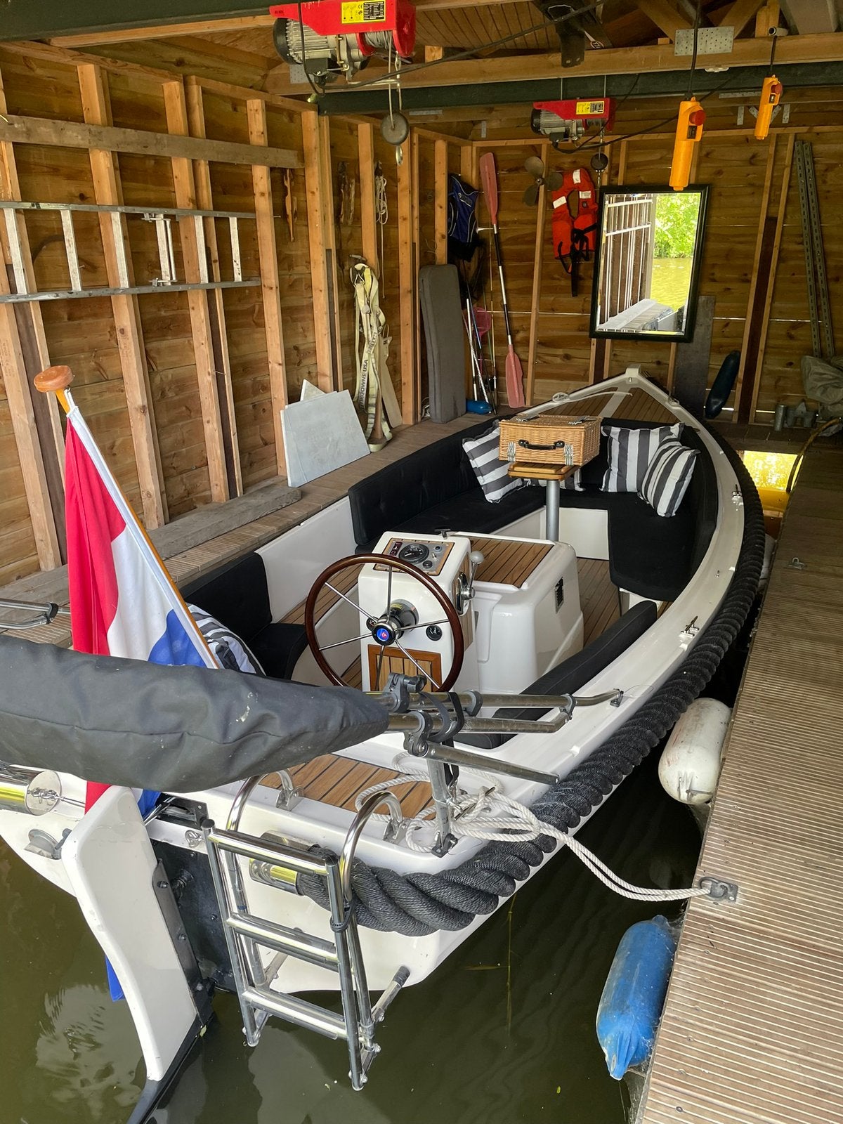 Te koop 5.80 sloep diesel 31 pk Liberty 2014, Watersport en Boten, Binnenboordmotor, Verzenden, 31 pk, Diesel