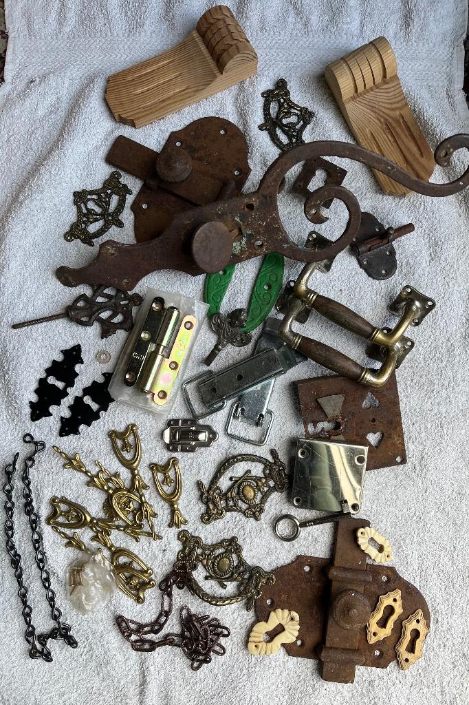 hang en sluitwerk hobby, Ophalen, Gebruikt, IJzer, Slot