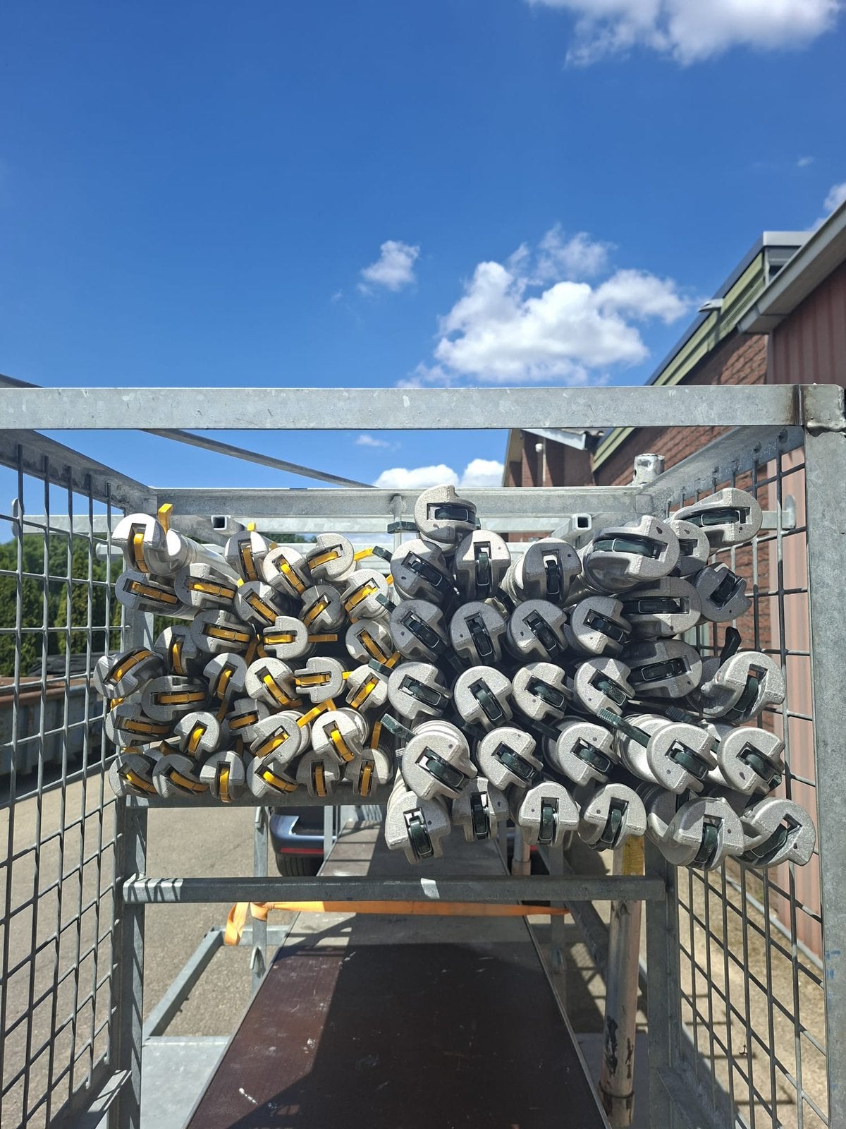 Rolsteiger schoren ZGAN 250 cm, Doe-het-zelf en Verbouw, Ophalen, Zo goed als nieuw, Rolsteiger of Kamersteiger, 5 meter of hoger