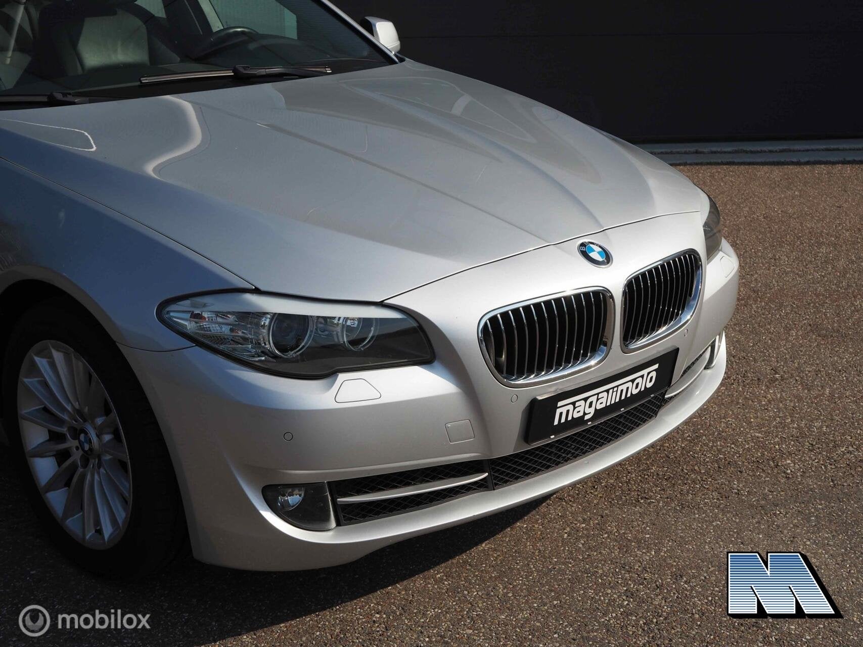 BMW 5-serie 535i F10 Executive l Sportaut l N55 l 1e eig., Auto's, Euro 5, Achterwielaandrijving, Gebruikt, Zwart