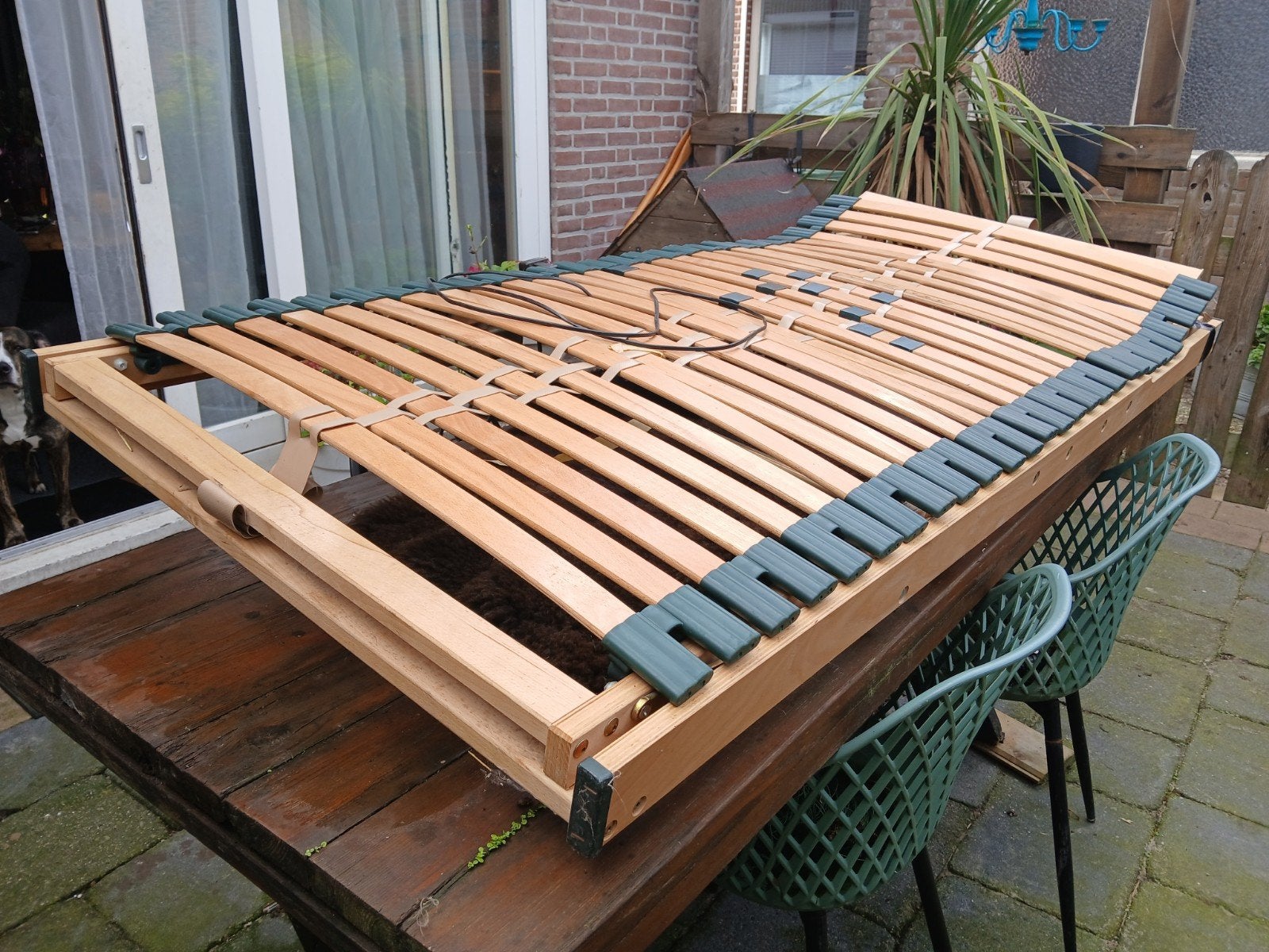 Elektrisch verstelbare lattenbodem 90x200 cm event inc bed, Huis en Inrichting, Ophalen, 90 cm, Eenpersoons, Zo goed als nieuw