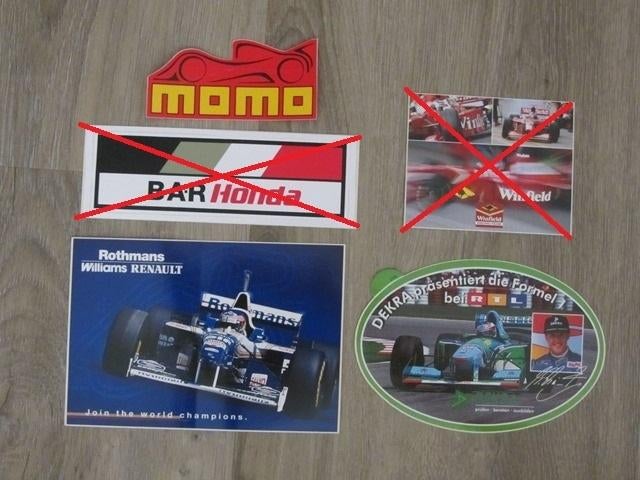 Diversen Formule 1 Stickers, Verzamelen, Ophalen of Verzenden, Nieuw, Sport